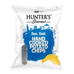 Hunters Gourmet Hand Cooked Chips Sea Salt 125Gm