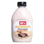 MJ Mayonnaise Black Pepper 370gm