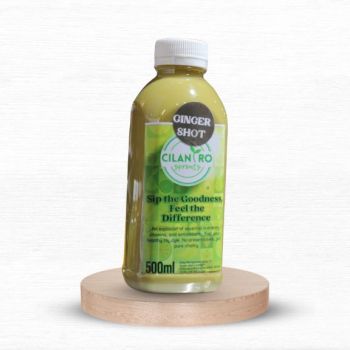 fresh pressed GINGER JUICE 500 ML