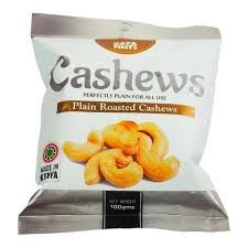 AKAYA PLAIN CASHEWNUTS 100G