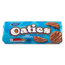 ALDI CRUMBLY MILK CHOCOLATE OATIES BISCUITS 300G
