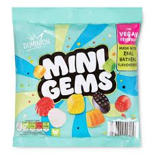ALDI DOMINION MINI GEMS VEGAN 200G