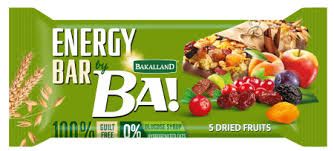 BAKALLAND - BA! ENERGY BAR 5 DRIED FRUITS 40G