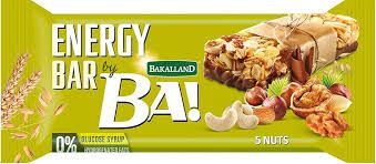 BAKALLAND - BA! ENERGY BAR 5 NUTS 40G