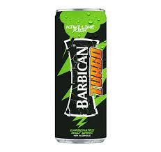 BARBICAN TURBO CARBONTED MALT KIWI & LIME DRINK 240ML