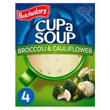 BATCHELORS CUP A SOUP BROCCOLI & CAULIFLOWER - 4'S