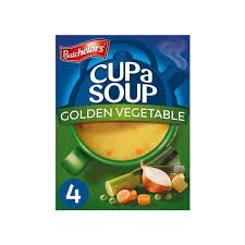 BATCHELORS CUP A SOUP GOLDEN VEGETABLE - 4'S