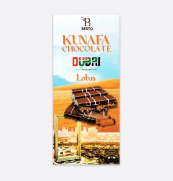 BESTO DUBAI KUNAFA LOTUS CHOCOLATE 100GM