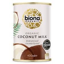 BIONA COCONUT MILK CLASSIC ORGANIC 6X400GM