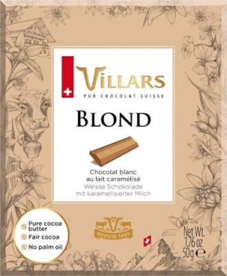 VILLARS PURE CHOCOLATE BLOND CARAMEL BAR - 50G