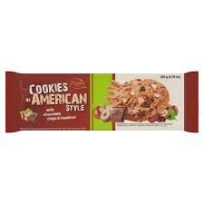BOGUTTI AMERICAN COOKIES WITH CHOCOLATE CHIPS & HAZELNUT 135G