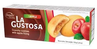 BOGUTTI LA GUSTOSA CRUNCHY COOKIES WITH APPLES 150G