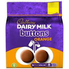 CADBURY DAIRY MILK BUTTONS ORANGE 85G