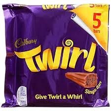 CADBURY TWIRL 5PACK 107.5G.