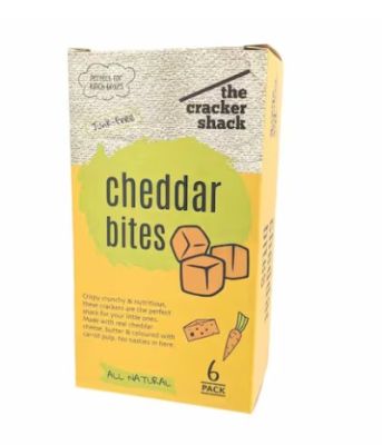 Cheddar crackers snack 6 pack