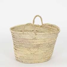 CILANTRO -HANDWOVEN BASKET - LARGE