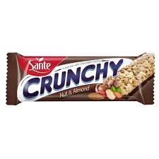 Sante Crunchy Bar Nut & Almond/Chocolate Coat. 40g