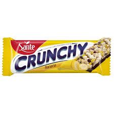 Sante Crunchy Bar Banana/Chocolate Coat. 40g