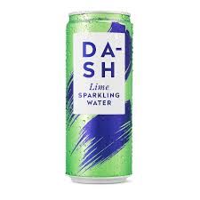 DASH WATER CAN SPARKLING LIMES 330ML
