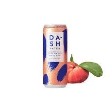 DASH WATER CAN SPARKLING PEACHES 330ML