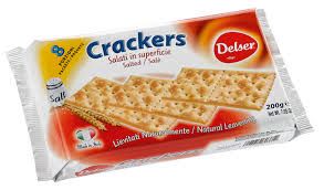 DELSER CRACKERS SALTED 250GM