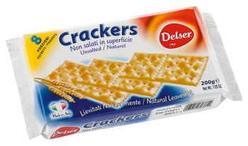 DELSER CRACKER UNSALTED CROSTE 200GM
