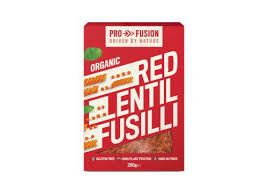 PROFUSION ORGANIC RED LENTIL FUSILLI 250GM