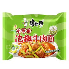 MASTER KONG PICKLED PEPPER BEEF NOODLES 122G