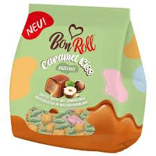 Bonroll Toffees Hazelnut With Milk Chocolate 120gm