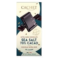 Cachet 100g Dark70% Sea Salt