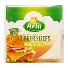 Arla Burger Slices Cheddar Taste 200g