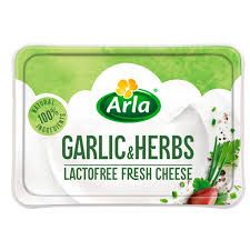 Arla Lactofree Fresh Cheese Garlic & Herbs 200g