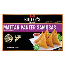 Butler's Delight Mattar Paneer Samosa 180g