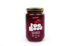 TOO GOOD  RASPBERRY FRUIT PRESERVE 370G