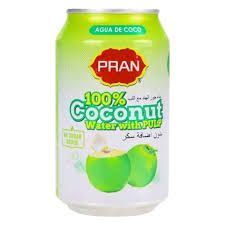 PRAN 100% COCONUT WATER W/PULP 300ML