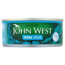 JOHN WEST TUNA STEAK IN BRINE 160 GM