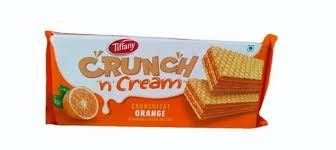 Tiffany Crunch N Cream Orange Wafers 135gm