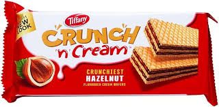 Tiffany Crunch N Cream Hazelnuts Wafers 135gm