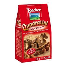 Loacker Quadratini  Napolitaner 125gm