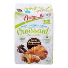 Antonelli Croissants S/F 6's Chocolate Cream 252 Gm