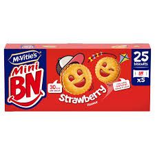 MCVITIES MINI BN STRAWBERRY 5PACK