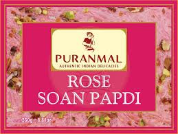 Puranmal Rose Soan Papdi 250gm