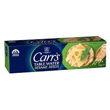 CARRS TABLE WATER SESAME  125G