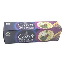 CARRS TABLE WATER CRACKED PEPPER 125G
