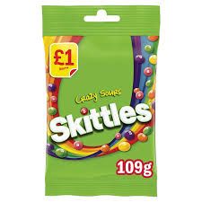  Skittles Crazy Sours Bag109G
