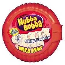 Wrigley Hubba Bubba Snappy Strawberry Tape 56g