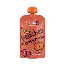 ELLAS'S KITCHEN PEACH AND BANANA 120GM