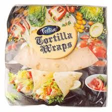 FESTIVE TORTILLA WRAP 8 INCH