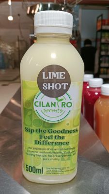 fresh pressed LIME JUICE 500 ML