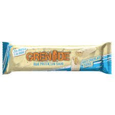 GRENADE WHITE CHOCOLATE COOKIE HIGH PRO BAR 60GM